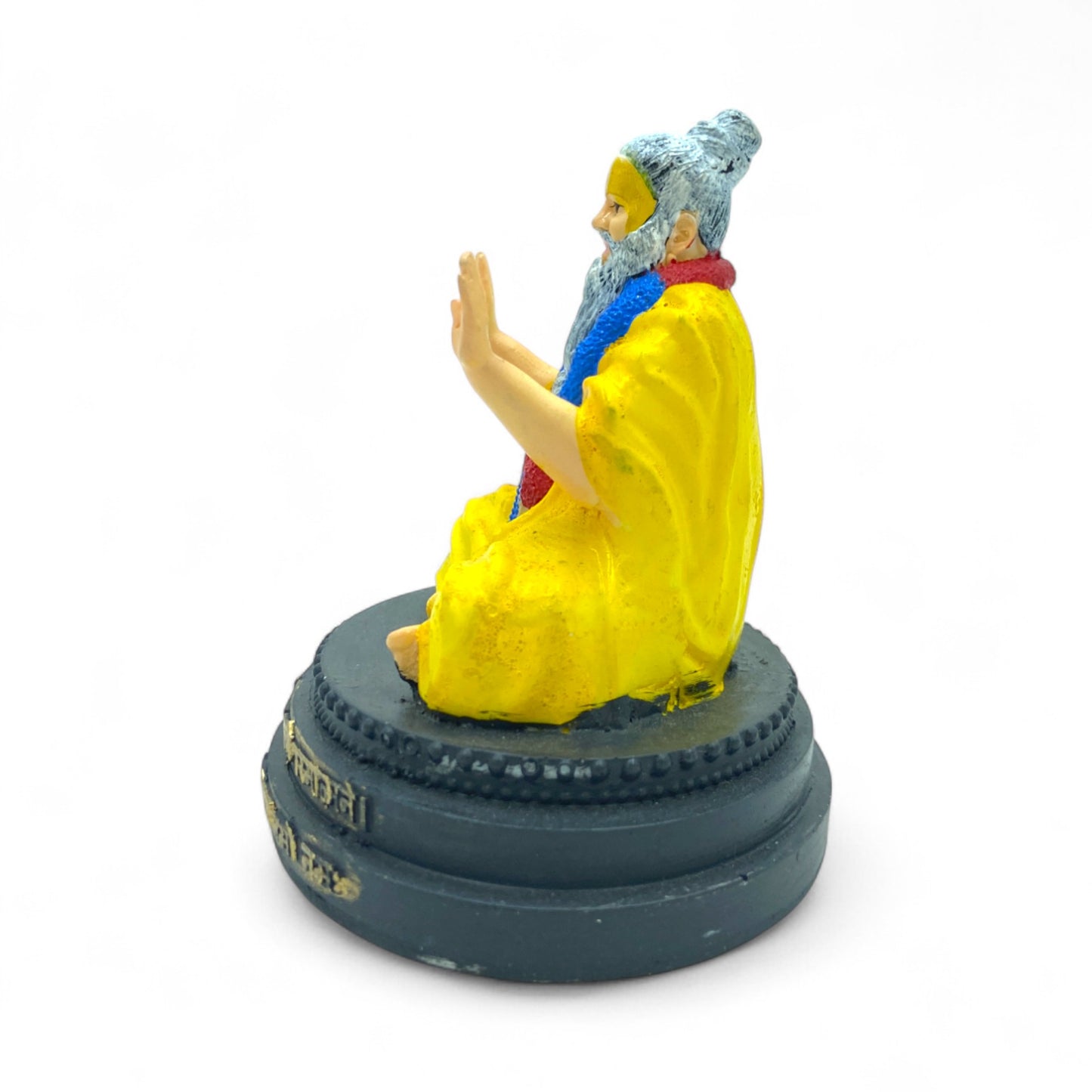 CraftnLove 4-Inch Premanand Ji Maharaj Happy Idol – Resin Murti for Home Temple, Puja Room & Spiritual Décor | Baba Ji Maharaj Ji Statue
