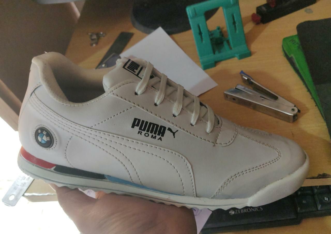 Puma Men's White Casual Sports Shoes – Stylish & Lightweight
