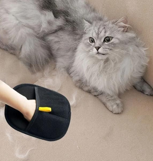 Pet Hair Removal Gloves (Pack of 2) - amazino