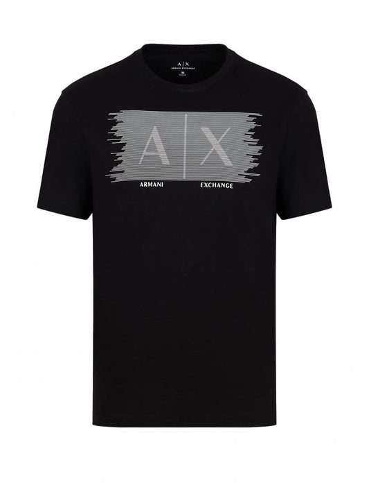 Armani Exchange Men’s Black Regular Fit T-shirt