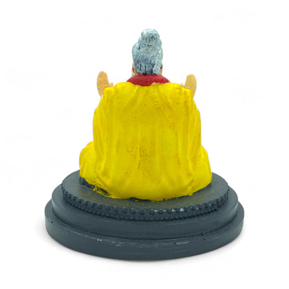 CraftnLove 4-Inch Premanand Ji Maharaj Happy Idol – Resin Murti for Home Temple, Puja Room & Spiritual Décor | Baba Ji Maharaj Ji Statue