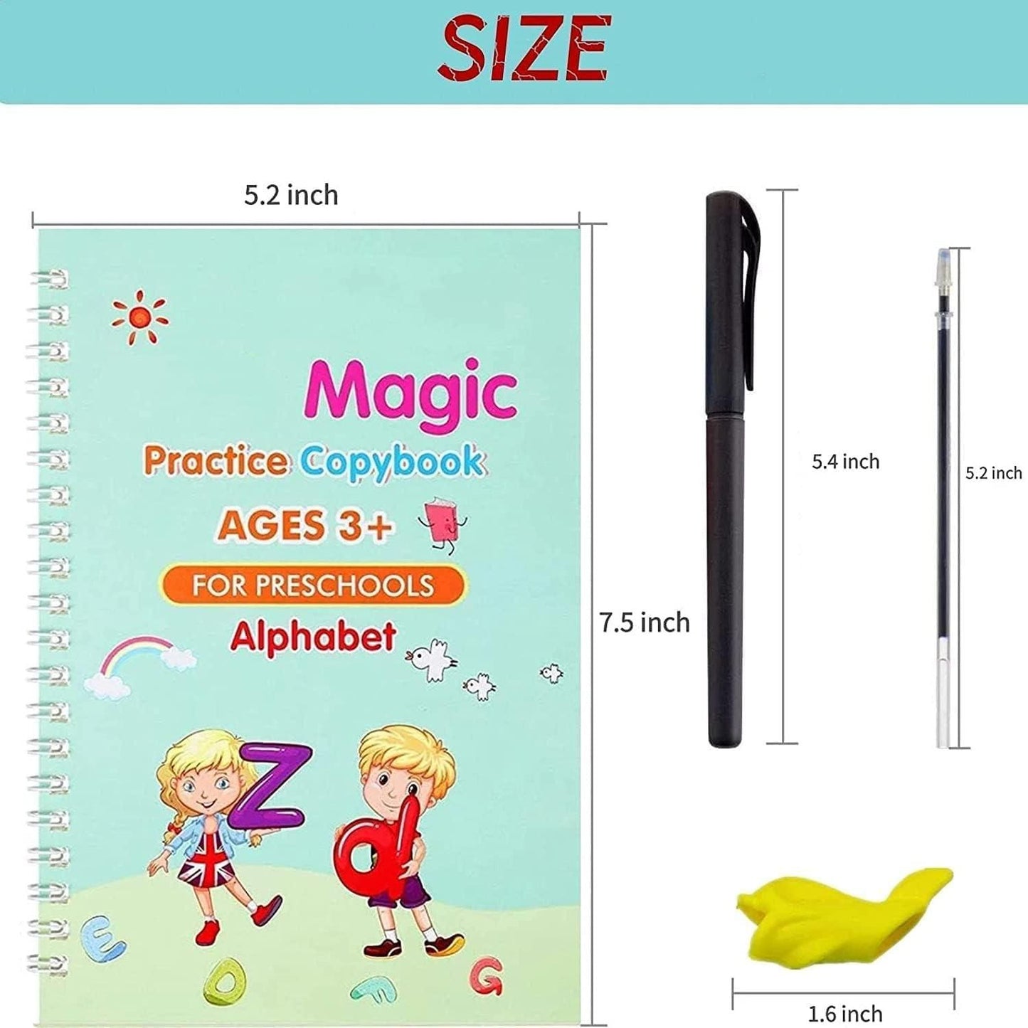 Magic Practice Copybook - amazino