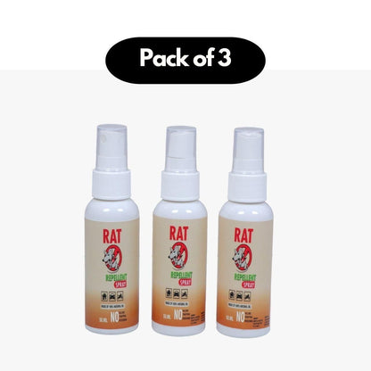 Rat Repellent Spreay 50ML (Pack of 3) - amazino