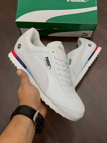 Puma Men's White Casual Sports Shoes – Stylish & Lightweight