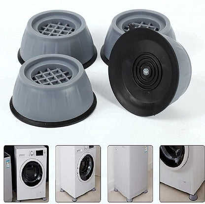 Anti Vibration Pad-Anti-vibration Pads For Washing Machine - 4 Pcs Shock Proof Feet For Washer ? Dryer, Great For Home, Laundry Room, Kitchen, Washer, Dryer, Table, Chair, Sofa, Bed (4 Units) - amazino
