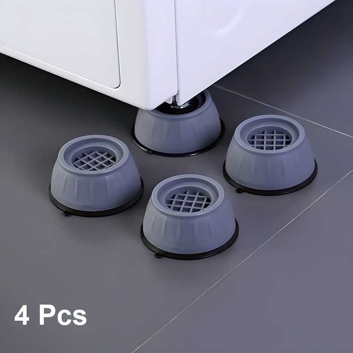 Anti Vibration Pad-Anti-vibration Pads For Washing Machine - 4 Pcs Shock Proof Feet For Washer ? Dryer, Great For Home, Laundry Room, Kitchen, Washer, Dryer, Table, Chair, Sofa, Bed (4 Units) - amazino