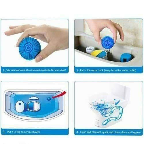 Toilet Cleaning Tablet-Toilet Deodorizer Bathroom Cleaner Tablet Pack of 1 (10pc) - amazino